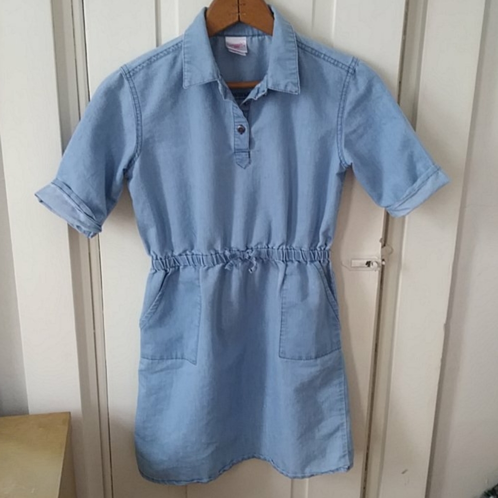 Girls 10/12 denim dress